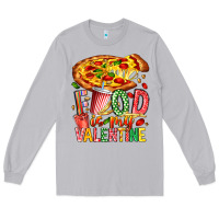 Moon Dust Food Is My Valentine Long Sleeve Tee - CowhideDigitalArt
