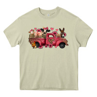 Mossy valentines day leopard farm animals truck Heavy Core Tee - Jasminsmagicworld