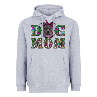 Heather Grey Christmas dog mom pitbull Heavyweight Hoodie - RanaPortraitStore