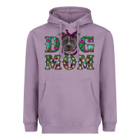 Lavender Christmas dog mom pitbull Heavyweight Hoodie - RanaPortraitStore