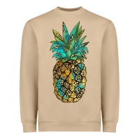Mushroom leopar turquoise pineapple Heavyweight Sweatshirt - JahusDesignShop