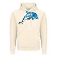 Vintage Artic dolphin dwe Vintage Hoodie - CowhideDigitalArt