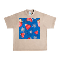 French Oak winter  snowflakes hot cocoa ice skating shoes Urban Heavy Tee - FaDigitalArtStudio