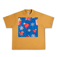 Peanut Butter winter  snowflakes hot cocoa ice skating shoes Urban Heavy Tee - FaDigitalArtStudio