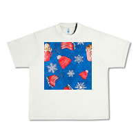 Pistachio winter  snowflakes hot cocoa ice skating shoes Urban Heavy Tee - FaDigitalArtStudio