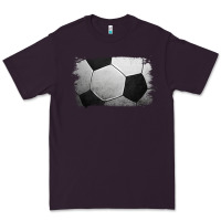 Plum Soccer Ball Brushstroke Premium Tee - RanaPortraitStore