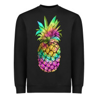 Black tie dye pineapple Heavyweight Sweatshirt - JahusDesignShop