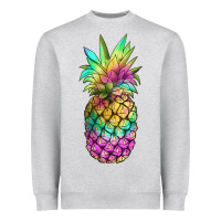 Heather Grey tie dye pineapple Heavyweight Sweatshirt - JahusDesignShop