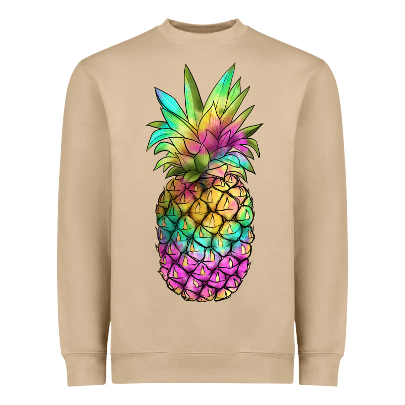 Tie Dye Pineapple Heavyweight Sweatshirt by JahusDesignShop | Teevron