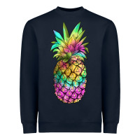 Navy tie dye pineapple Heavyweight Sweatshirt - JahusDesignShop