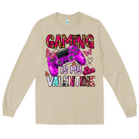 Mushroom gaming is my valentine Long Sleeve Tee - CowhideDigitalArt
