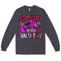 Smoke gaming is my valentine Long Sleeve Tee - CowhideDigitalArt