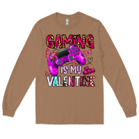 Toasted Coconut gaming is my valentine Long Sleeve Tee - CowhideDigitalArt