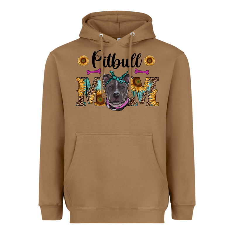 Western Pitbull Mom Heavyweight Hoodie by RanaPortraitStore | Teevron