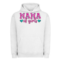 Pigment Lunar Rock mama of girls floral pattern turquoise heart Urban Hoodie - Jasminsmagicworld