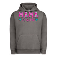 Pigment Tornado mama of girls floral pattern turquoise heart Urban Hoodie - Jasminsmagicworld