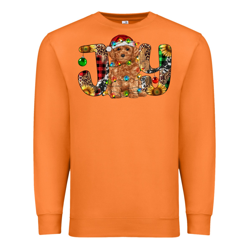 Toy Poodle Christmas Joy Premium Sweatshirt by RanaPortraitStore | Teevron