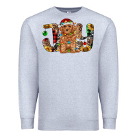Heather Grey toy poodle christmas joy Premium Sweatshirt - RanaPortraitStore