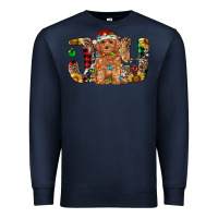 Navy toy poodle christmas joy Premium Sweatshirt - RanaPortraitStore