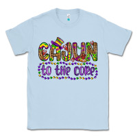 Dusty Blue cajun to the core Classic Tee - OliviaCreatesArt