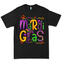 Black mardi gras Premium Tee - OliviaCreatesArt
