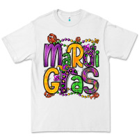 White mardi gras Premium Tee - OliviaCreatesArt