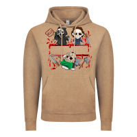 Vintage Coffee halloween Vintage Hoodie - CowhideDigitalArt