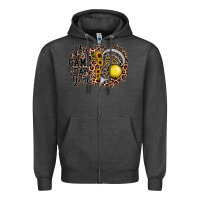 Charcoal Heather it's game day y'all lacrosse Zipper Hoodie - JahusDesignShop