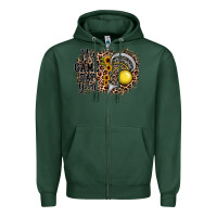 Sports Green it's game day y'all lacrosse Zipper Hoodie - JahusDesignShop