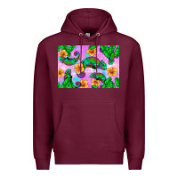 Burgundy Chameleon Premium Hoodie - Artiststas