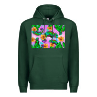 Sports Green Chameleon Premium Hoodie - Artiststas