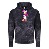 Cloud Black daisy duck Vintage Hoodie - baoMotion