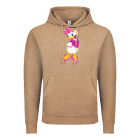 Vintage Coffee daisy duck Vintage Hoodie - baoMotion