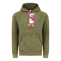 Vintage Olive daisy duck Vintage Hoodie - baoMotion