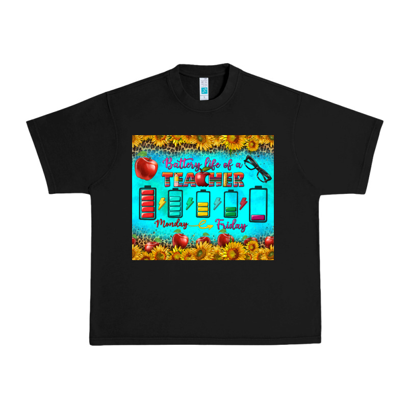 Battery Life Of A Teacher Tumbler Urban Heavy Tee by BundleAndBundleShop | Teevron
