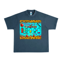 Midnight Navy Battery Life Of A Teacher Tumbler Urban Heavy Tee - BundleAndBundleShop