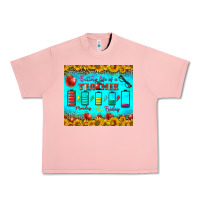 Salmon Battery Life Of A Teacher Tumbler Urban Heavy Tee - BundleAndBundleShop