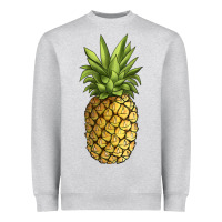 Heather Grey pineapple Heavyweight Sweatshirt - JahusDesignShop