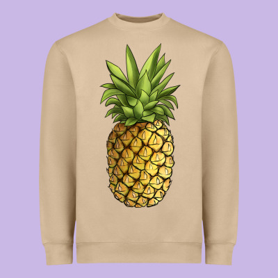 Pineapple Heavyweight Sweatshirt Designed By Jahusdesignshop