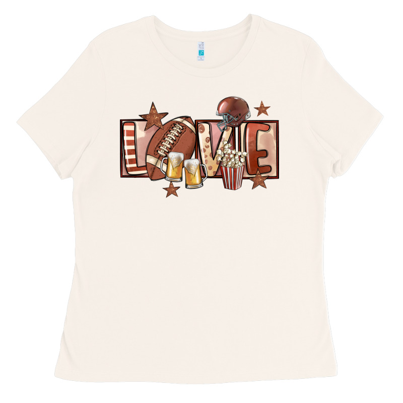 Football Love Ladies Tee by FaDigitalArtStudio | Teevron