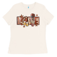 Bone football love Ladies Tee - FaDigitalArtStudio