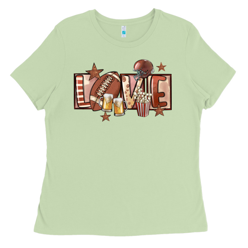 Football Love Ladies Tee by FaDigitalArtStudio | Teevron