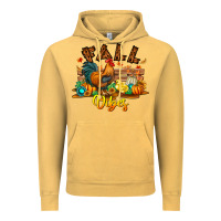 Vintage Mustard Fall Vibes Vintage Hoodie - CowhideDigitalArt