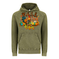 Vintage Olive Fall Vibes Vintage Hoodie - CowhideDigitalArt