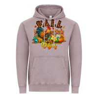 Vintage Zinc Fall Vibes Vintage Hoodie - CowhideDigitalArt