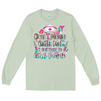 Matcha Don't Mess With Me I Get Paid To Stab People Long Sleeve Tee - CowhideDigitalArt