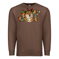 Chestnut shiba inu christmas joy Premium Sweatshirt - RanaPortraitStore