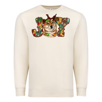 Sandshell shiba inu christmas joy Premium Sweatshirt - RanaPortraitStore