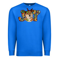 True Royal shiba inu christmas joy Premium Sweatshirt - RanaPortraitStore