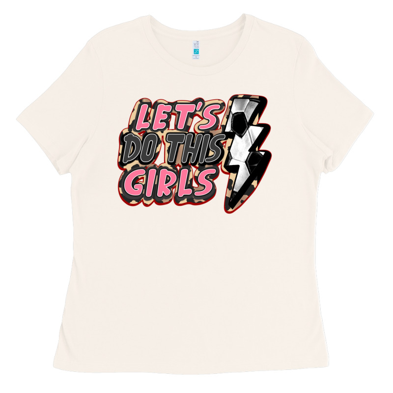 Let's Do This Girls Soccer Ladies Tee by FaDigitalArtStudio | Teevron
